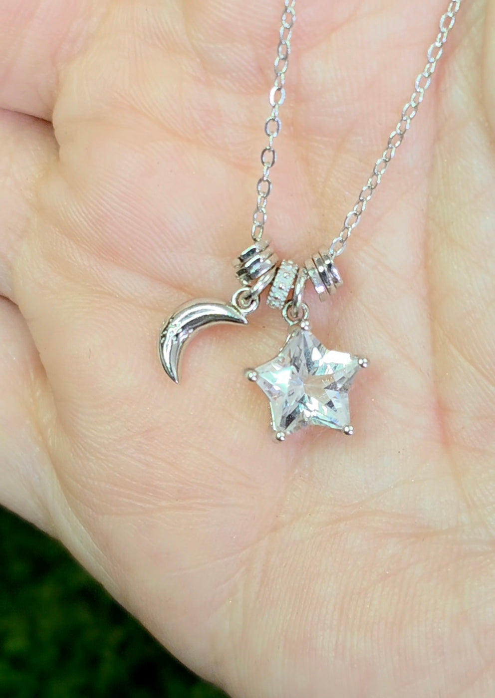 Clear Quartz Star Necklace