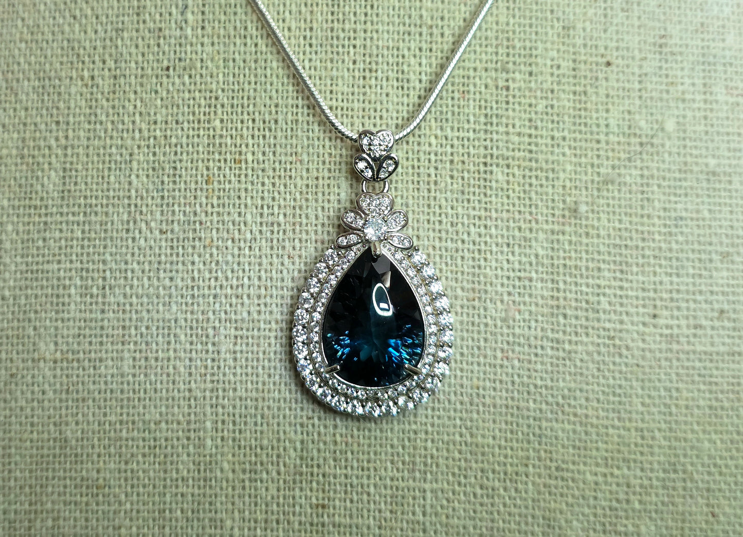 London Blue Topaz Pendant
