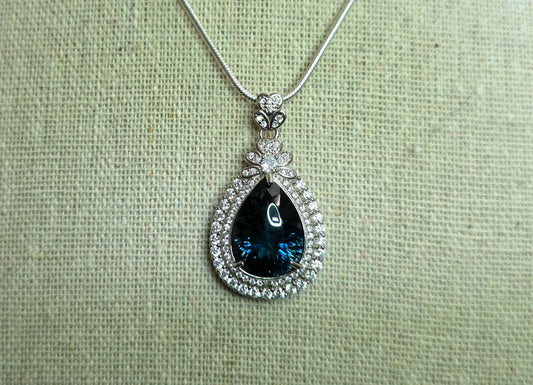 London Blue Topaz Pendant