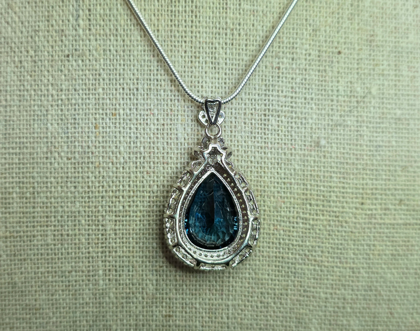 London Blue Topaz Pendant
