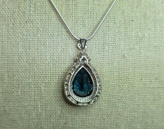 London Blue Topaz Pendant