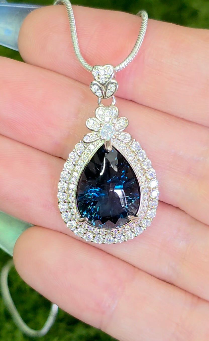 London Blue Topaz Pendant