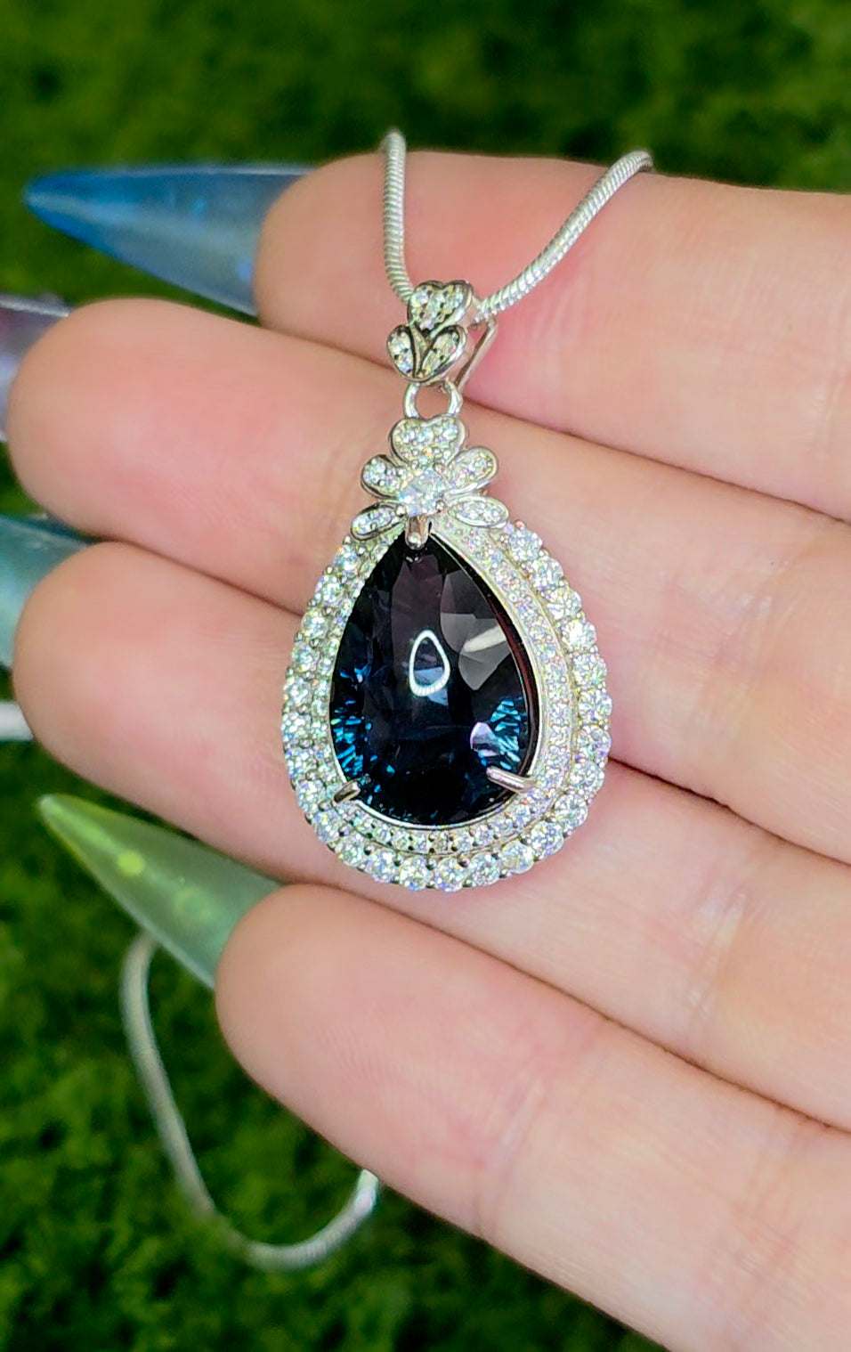 London Blue Topaz Pendant