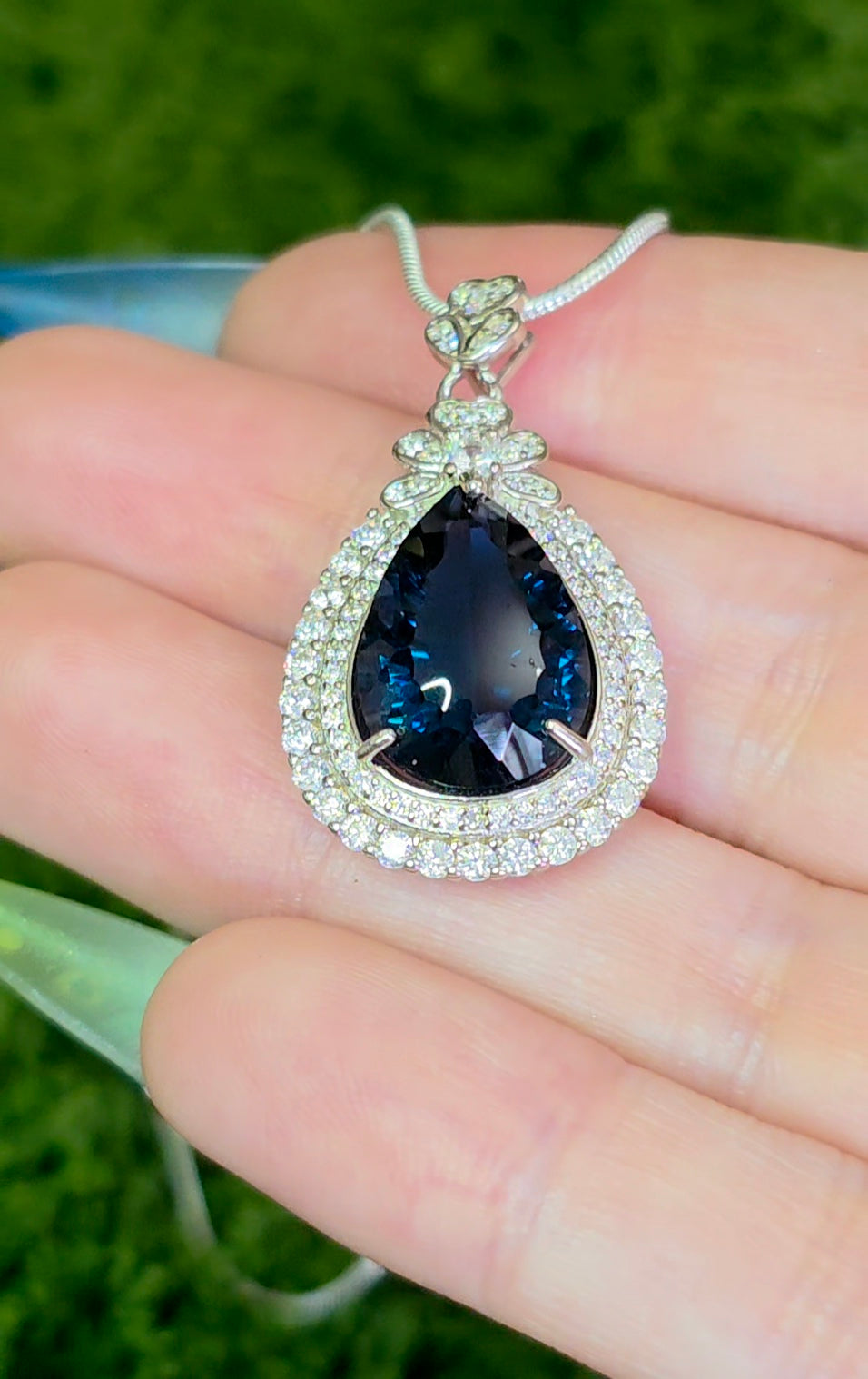 London Blue Topaz Pendant