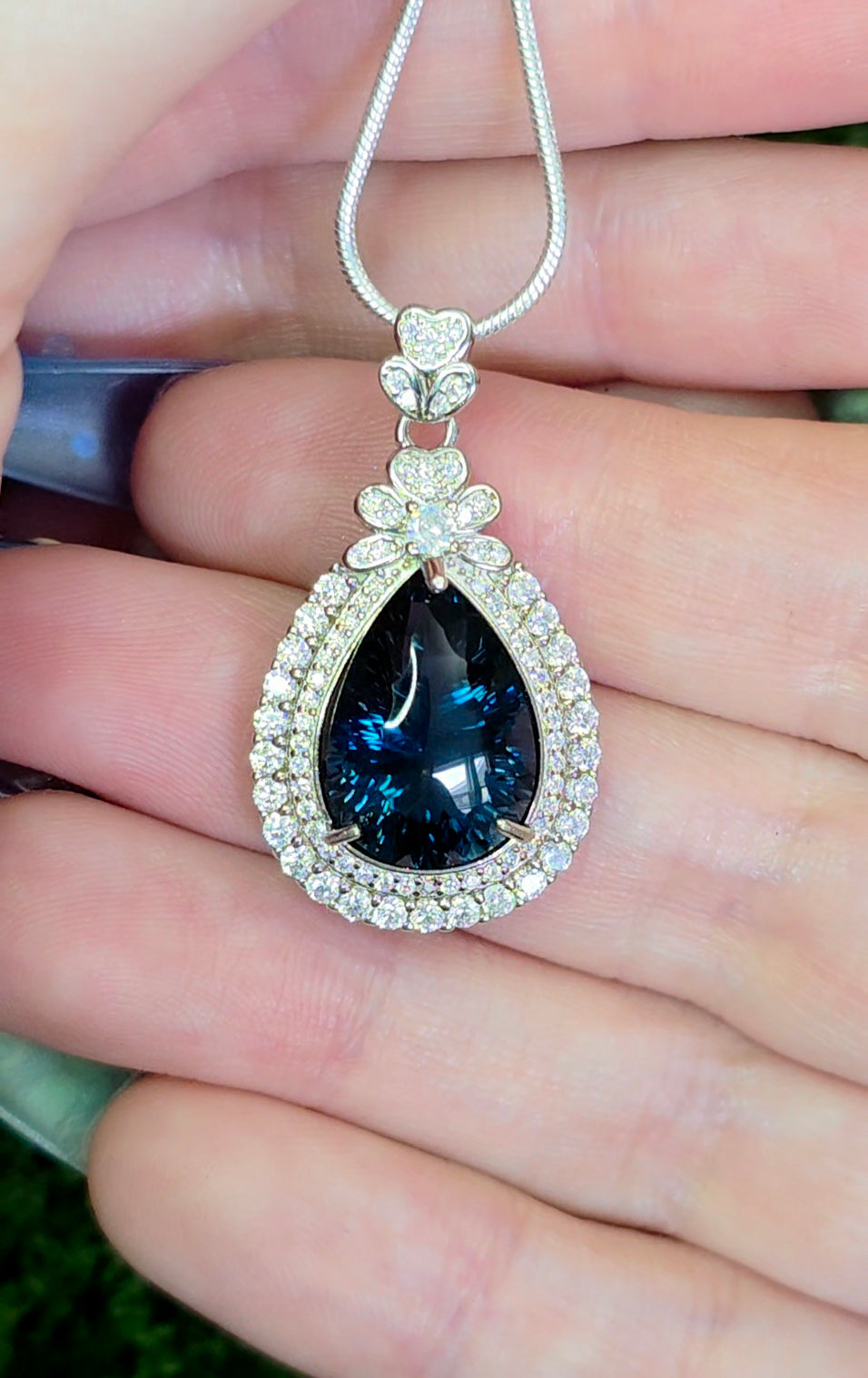 London Blue Topaz Pendant