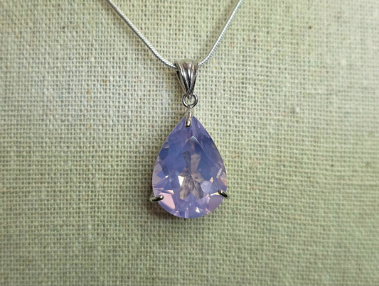 Lavender Moon Teardrop Pendant