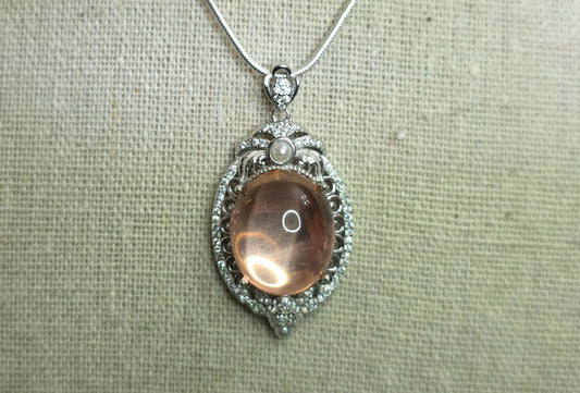 Star Rose Quartz Pendant
