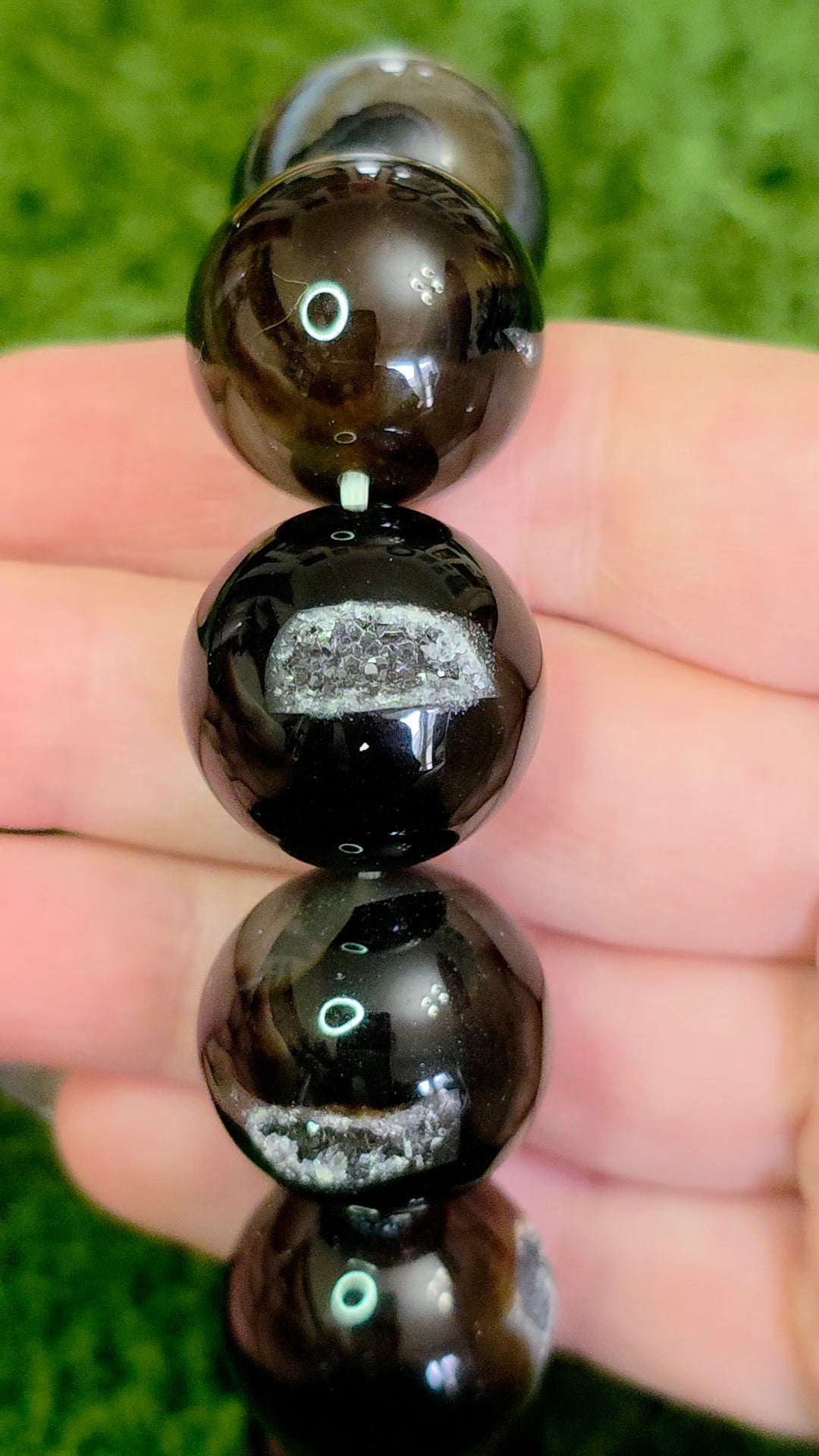20mm Druzy Agate Stretch Bracelet