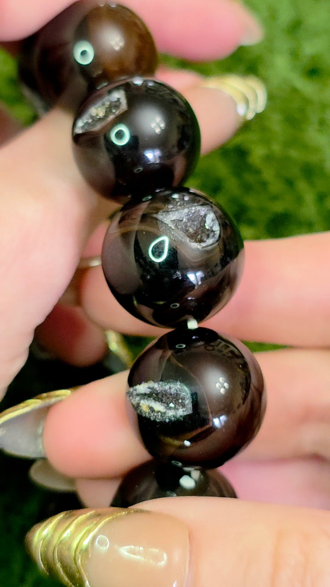 20mm Druzy Agate Stretch Bracelet