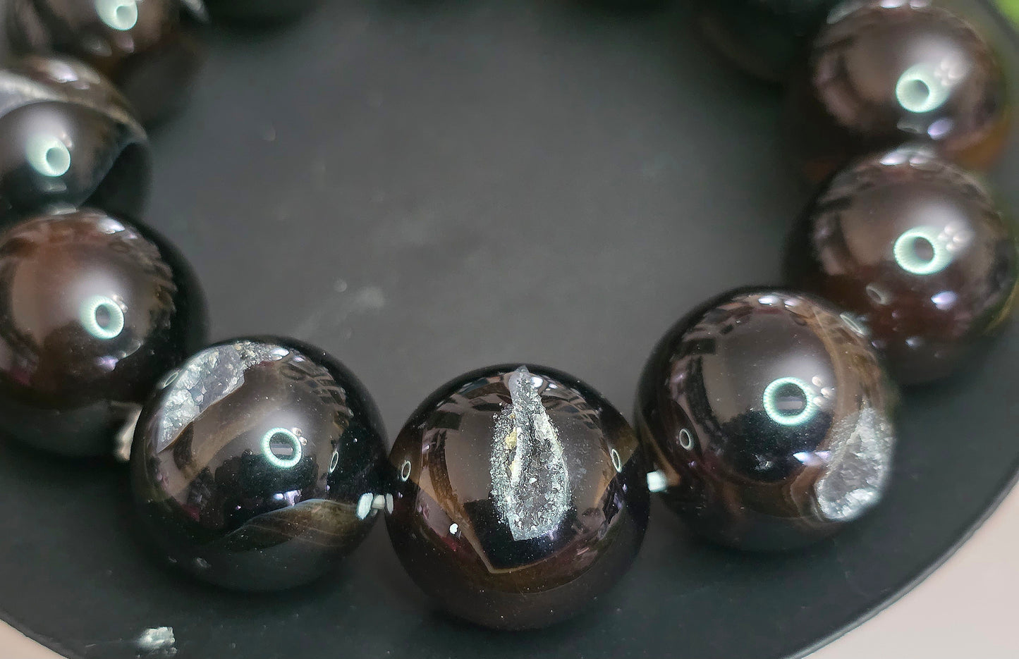 20mm Druzy Agate Stretch Bracelet