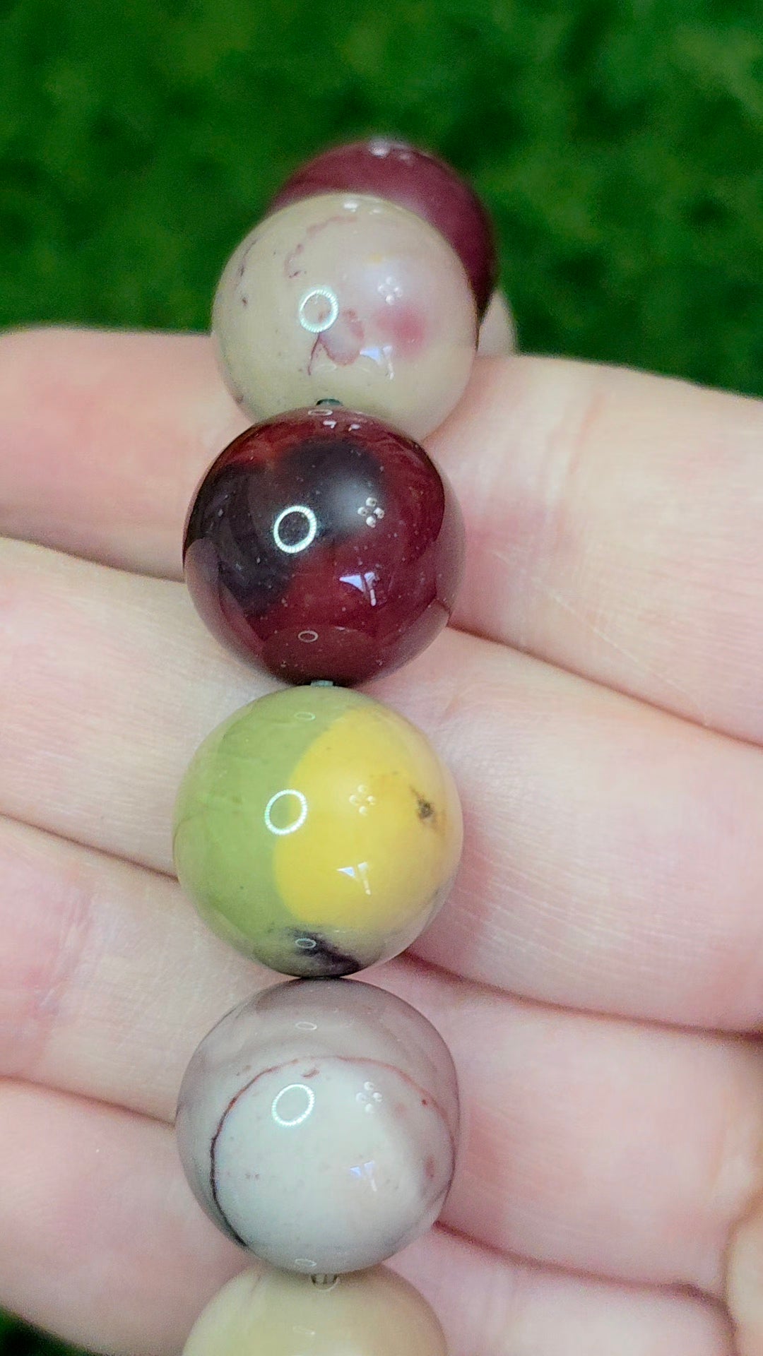14mm Mookaite Stretch Bracelet A