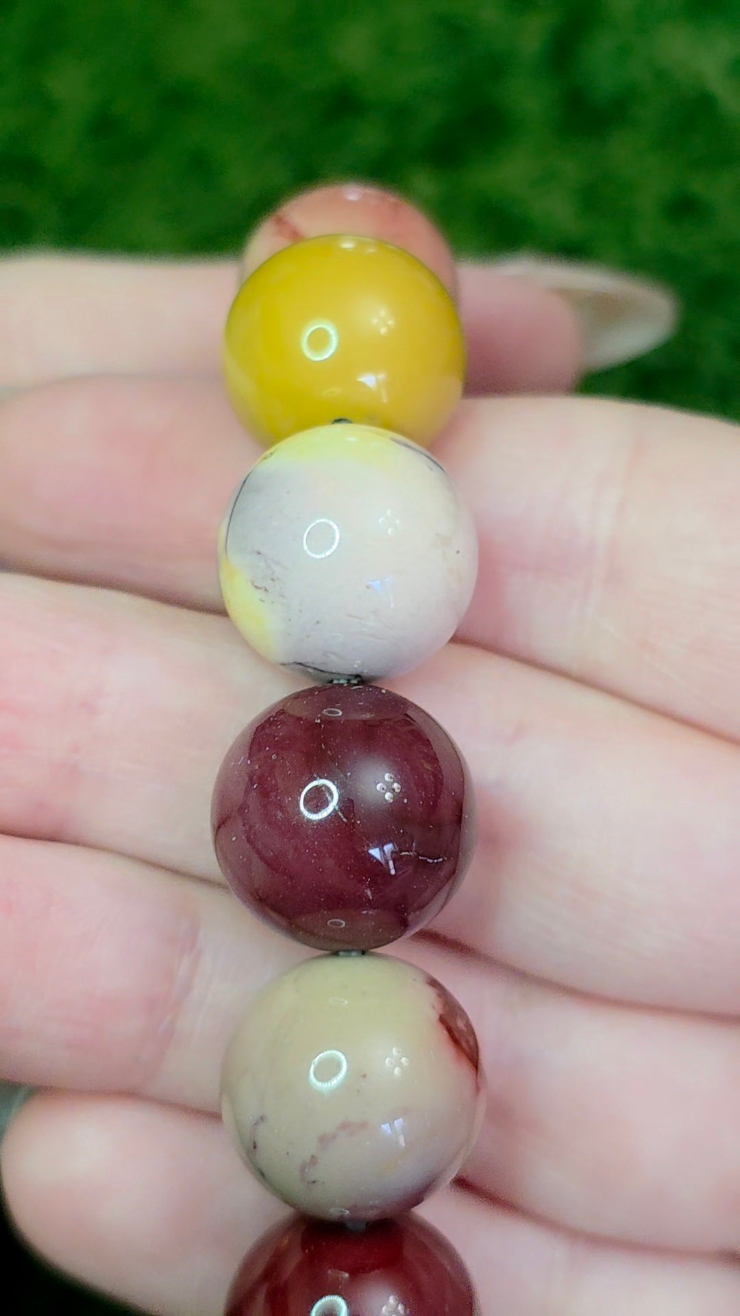 14mm Mookaite Stretch Bracelet A