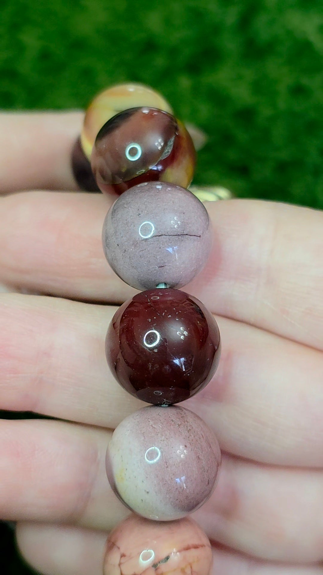 14mm Mookaite Stretch Bracelet A