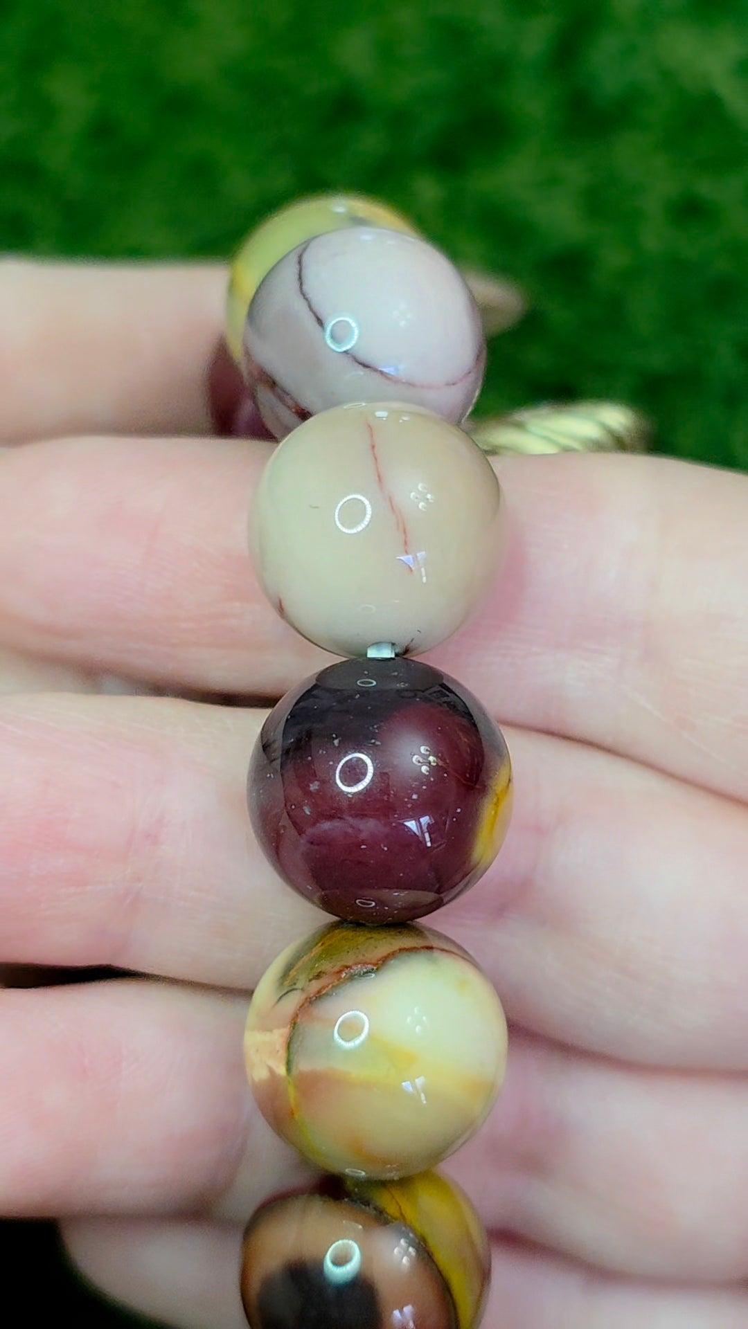 14mm Mookaite Stretch Bracelet A