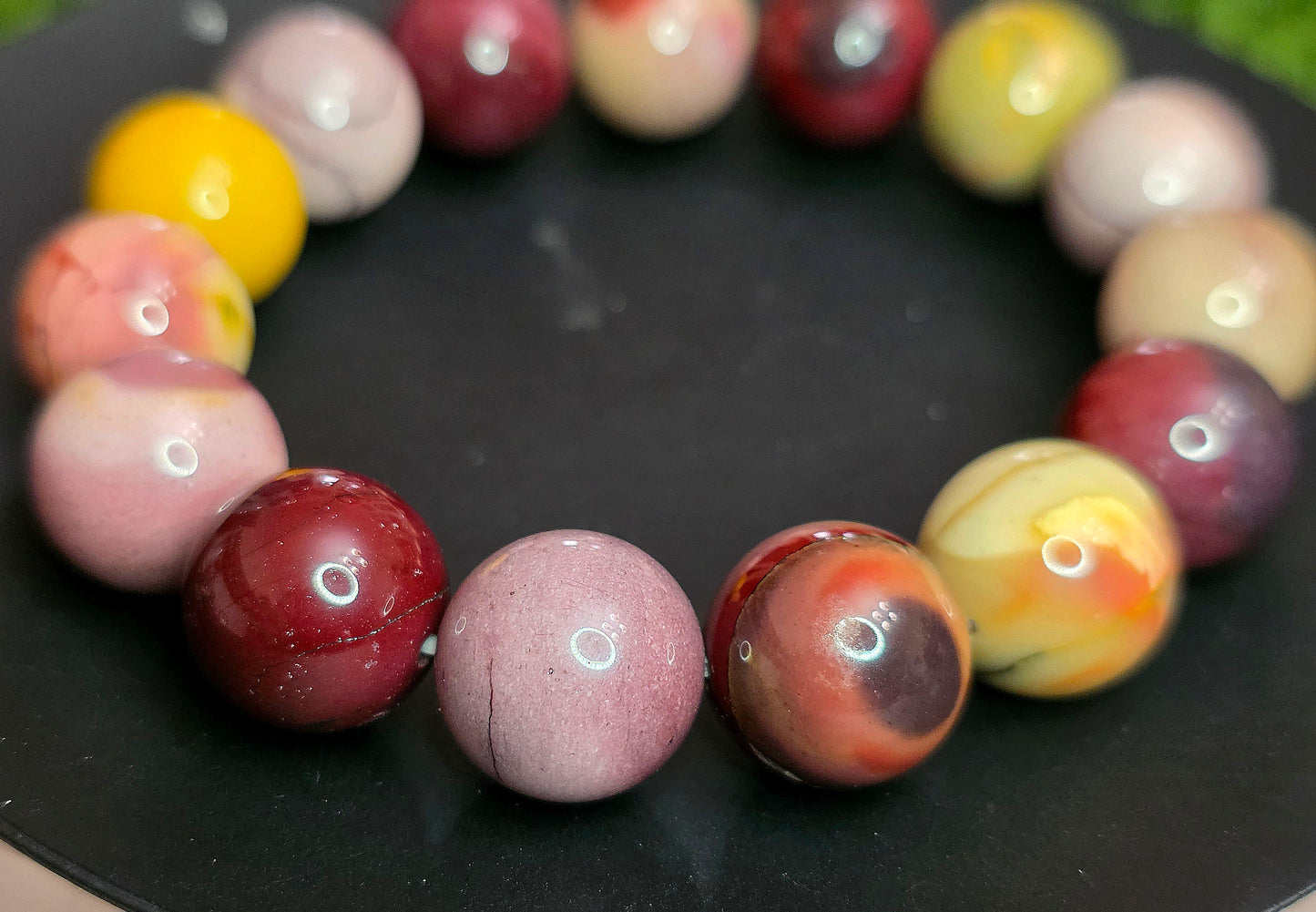 14mm Mookaite Stretch Bracelet A