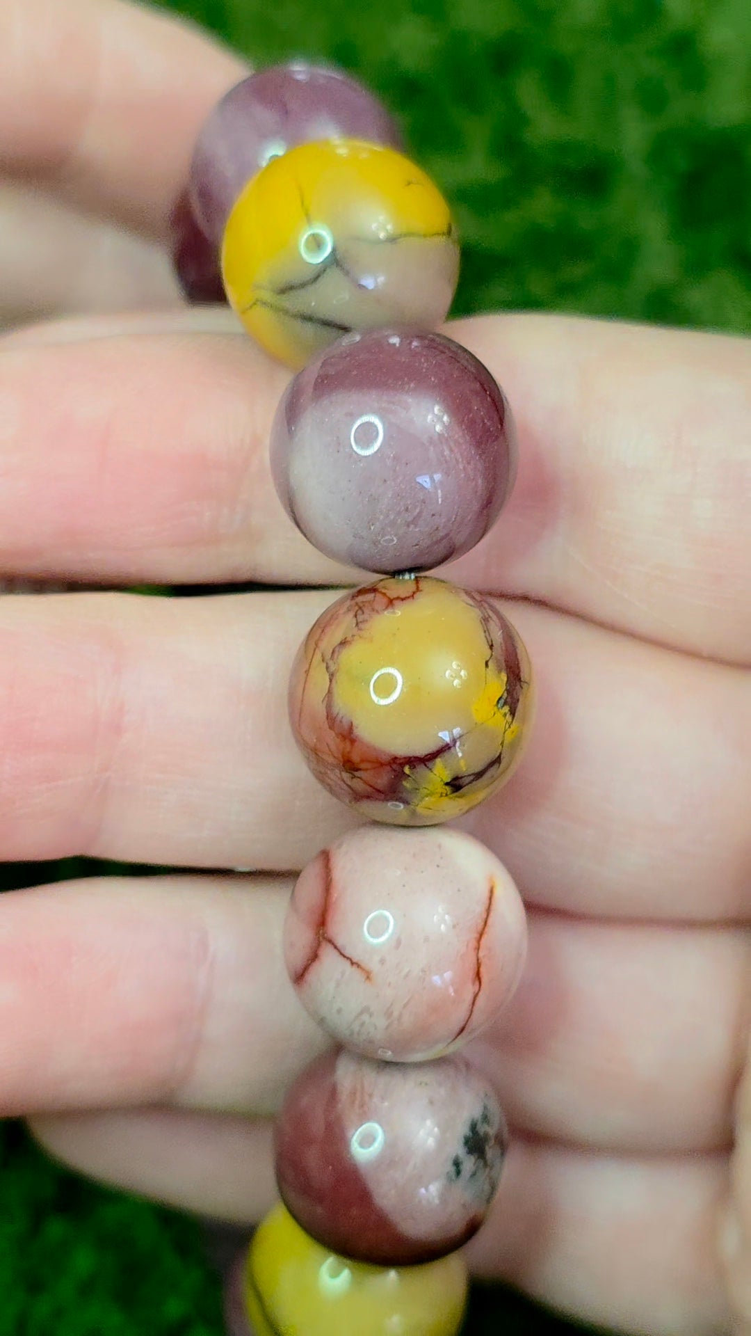 14mm Mookaite Stretch Bracelet B
