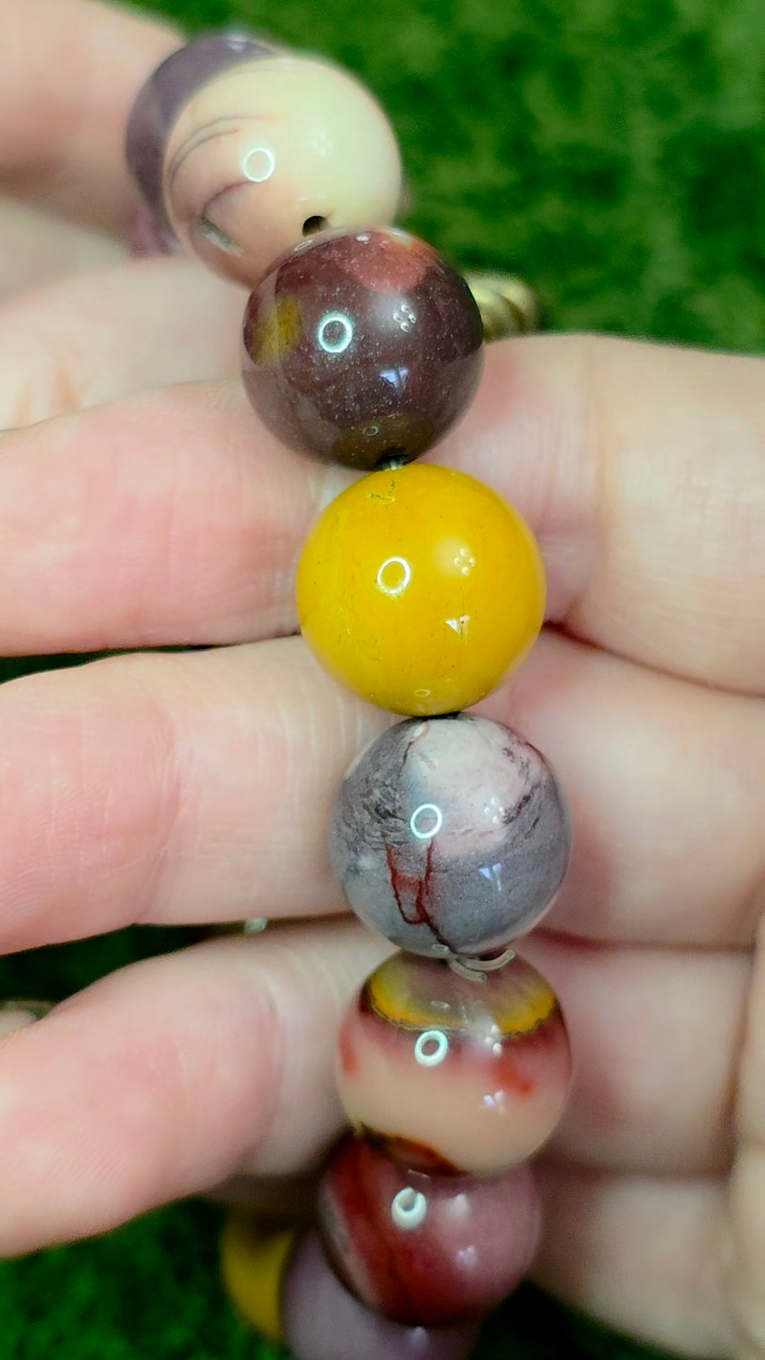 14mm Mookaite Stretch Bracelet B