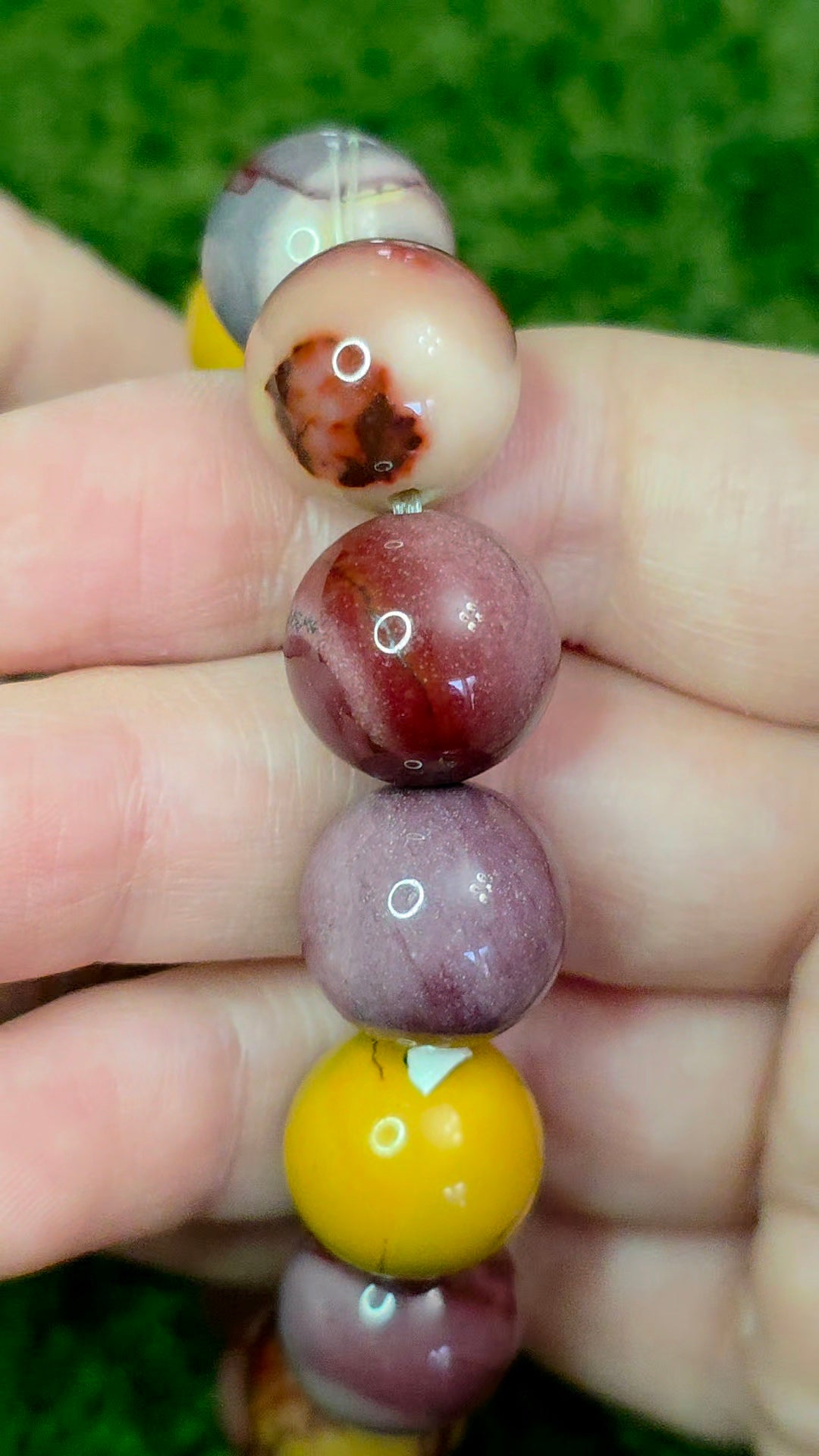 14mm Mookaite Stretch Bracelet B