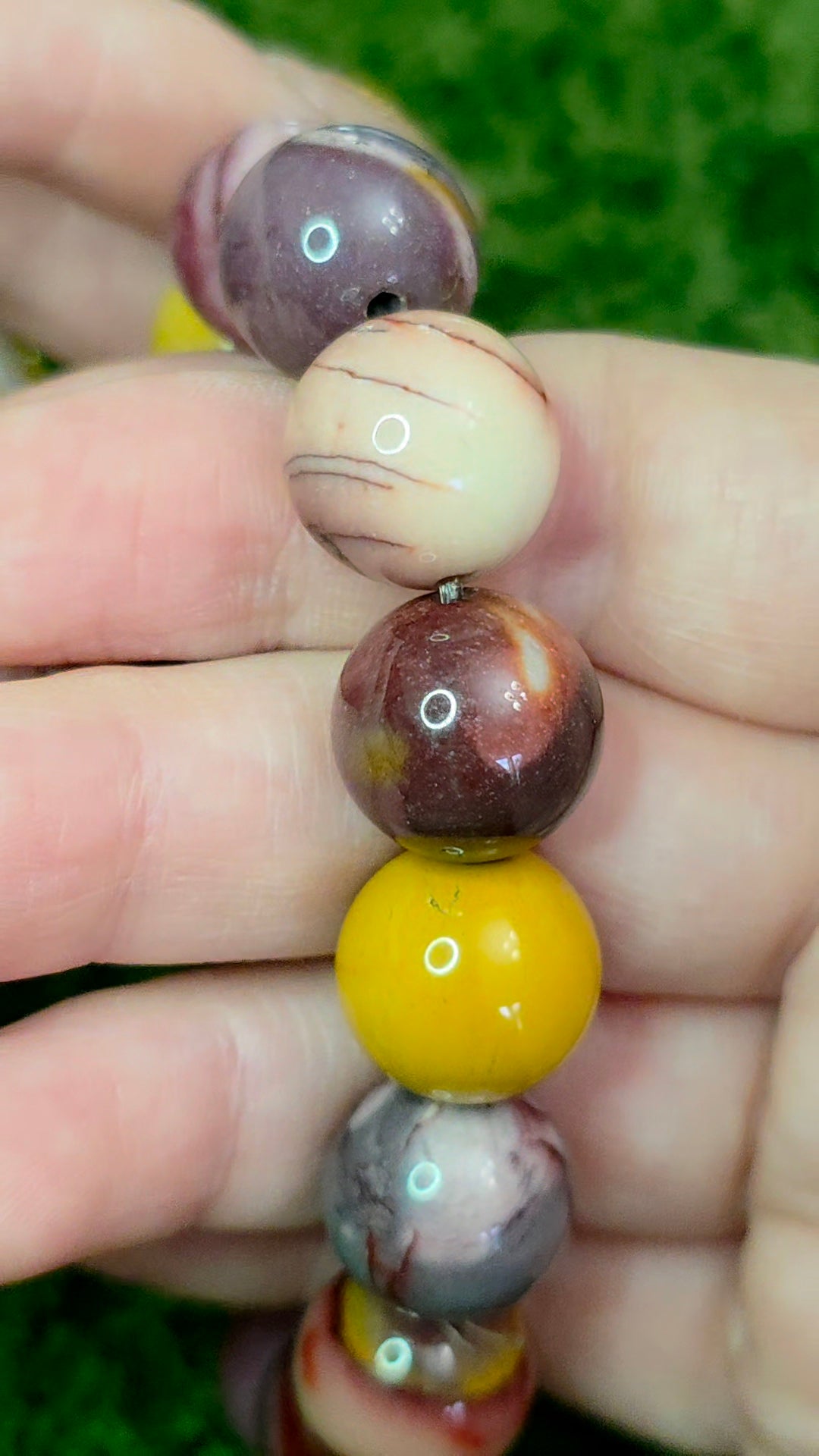 14mm Mookaite Stretch Bracelet B