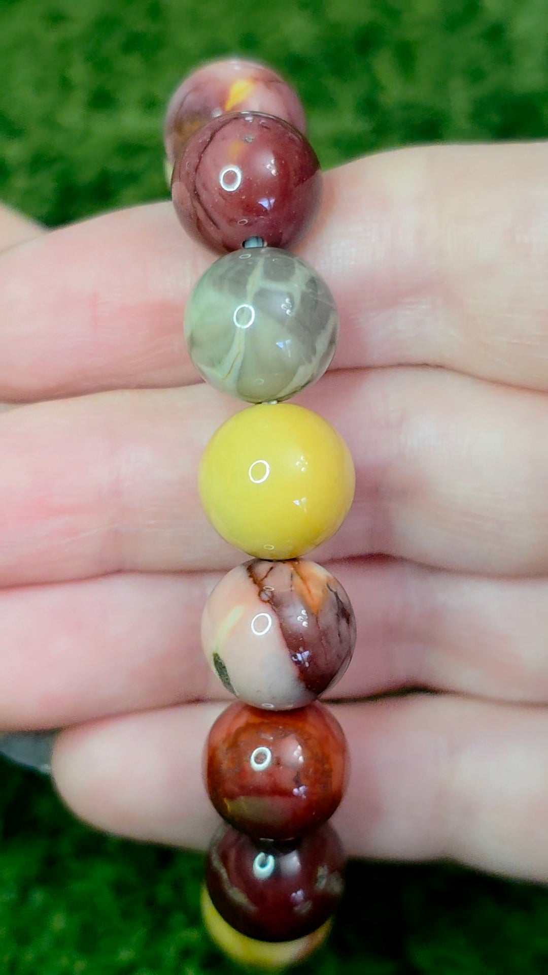 12mm Mookaite Stretch Bracelet