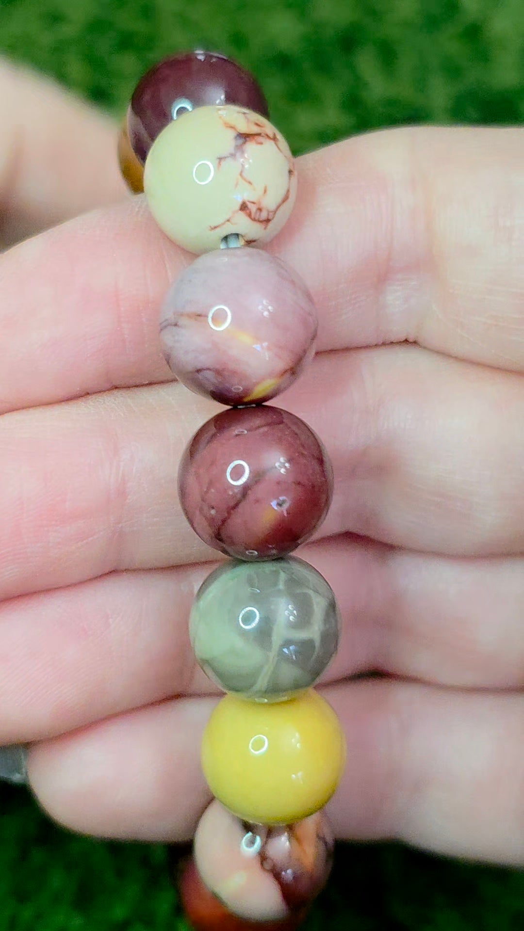 12mm Mookaite Stretch Bracelet