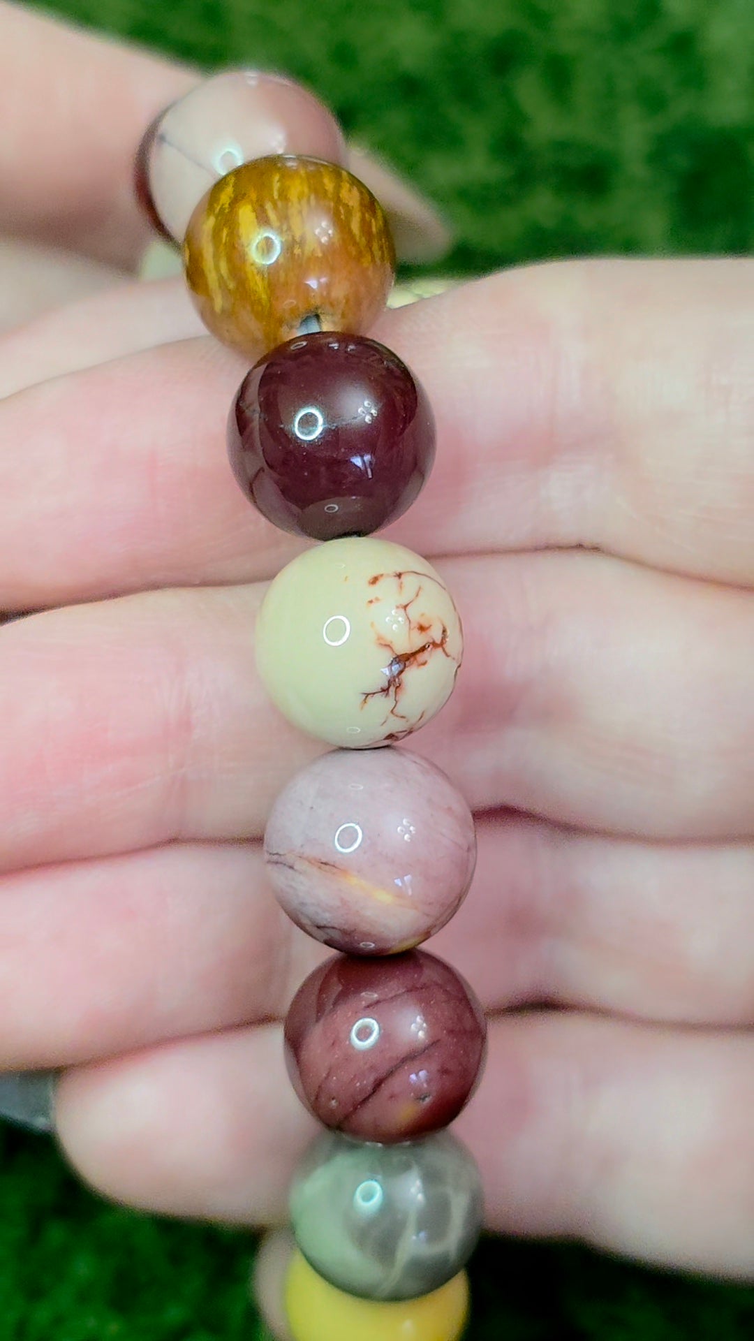 12mm Mookaite Stretch Bracelet