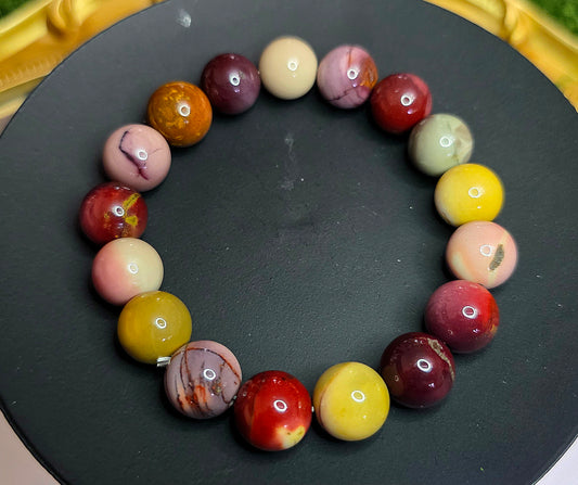 12mm Mookaite Stretch Bracelet