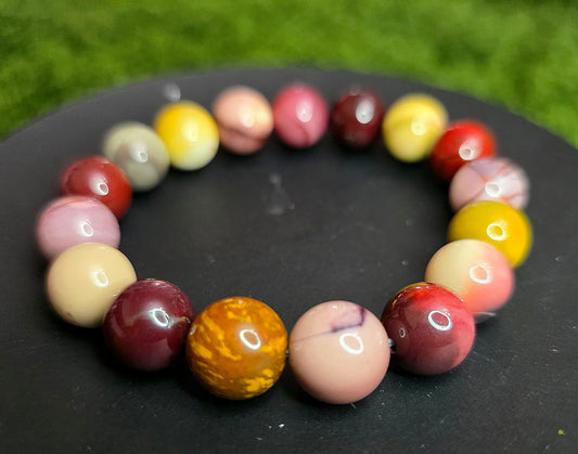 12mm Mookaite Stretch Bracelet