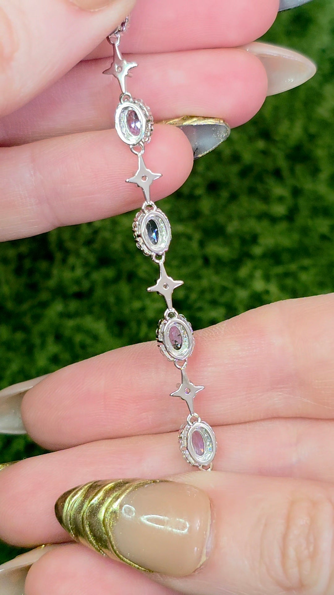 Tanzanite Starshine Sterling Silver Bracelet