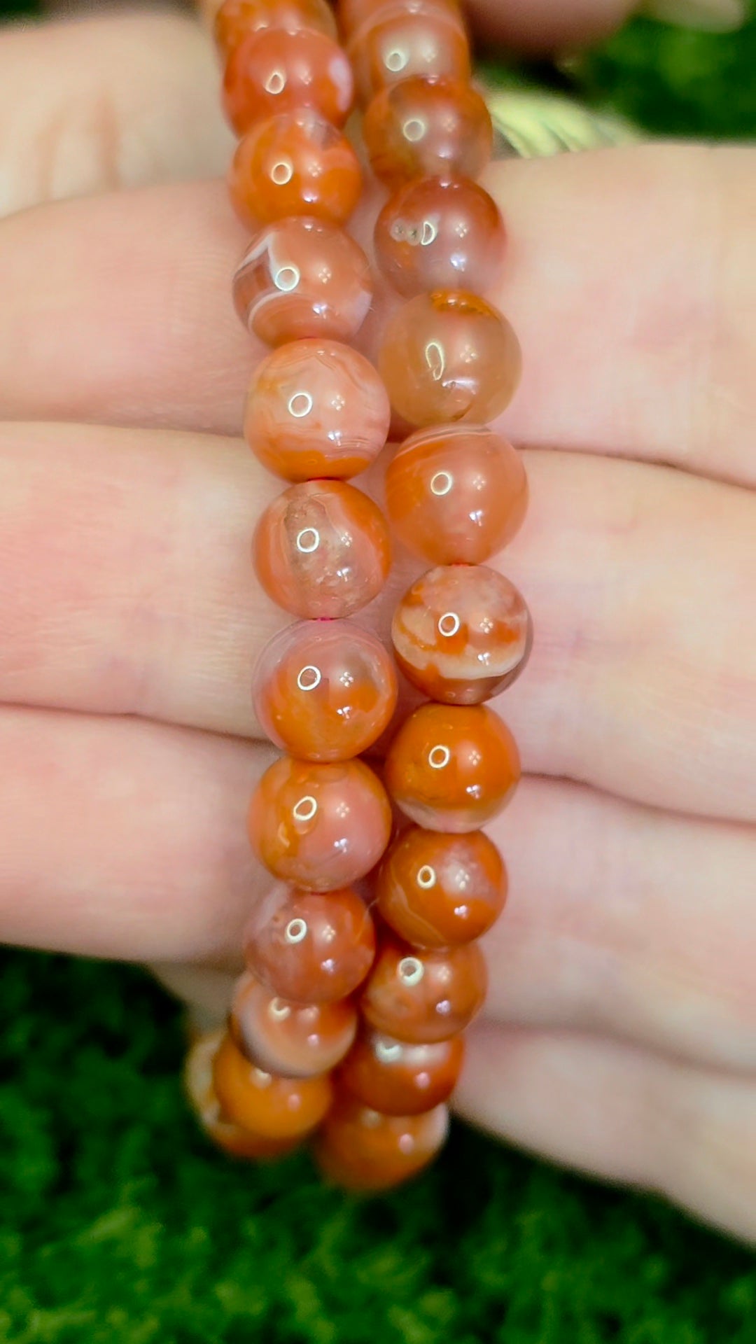 7mm Carnelian Stretch Bracelet
