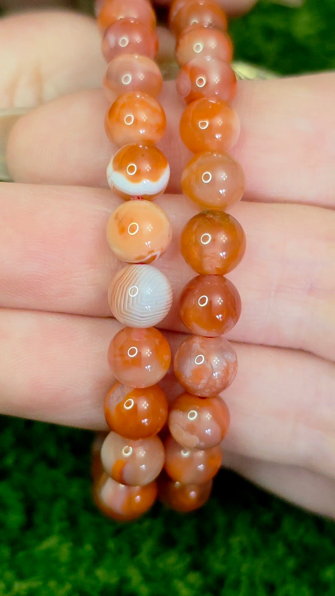 7mm Carnelian Stretch Bracelet