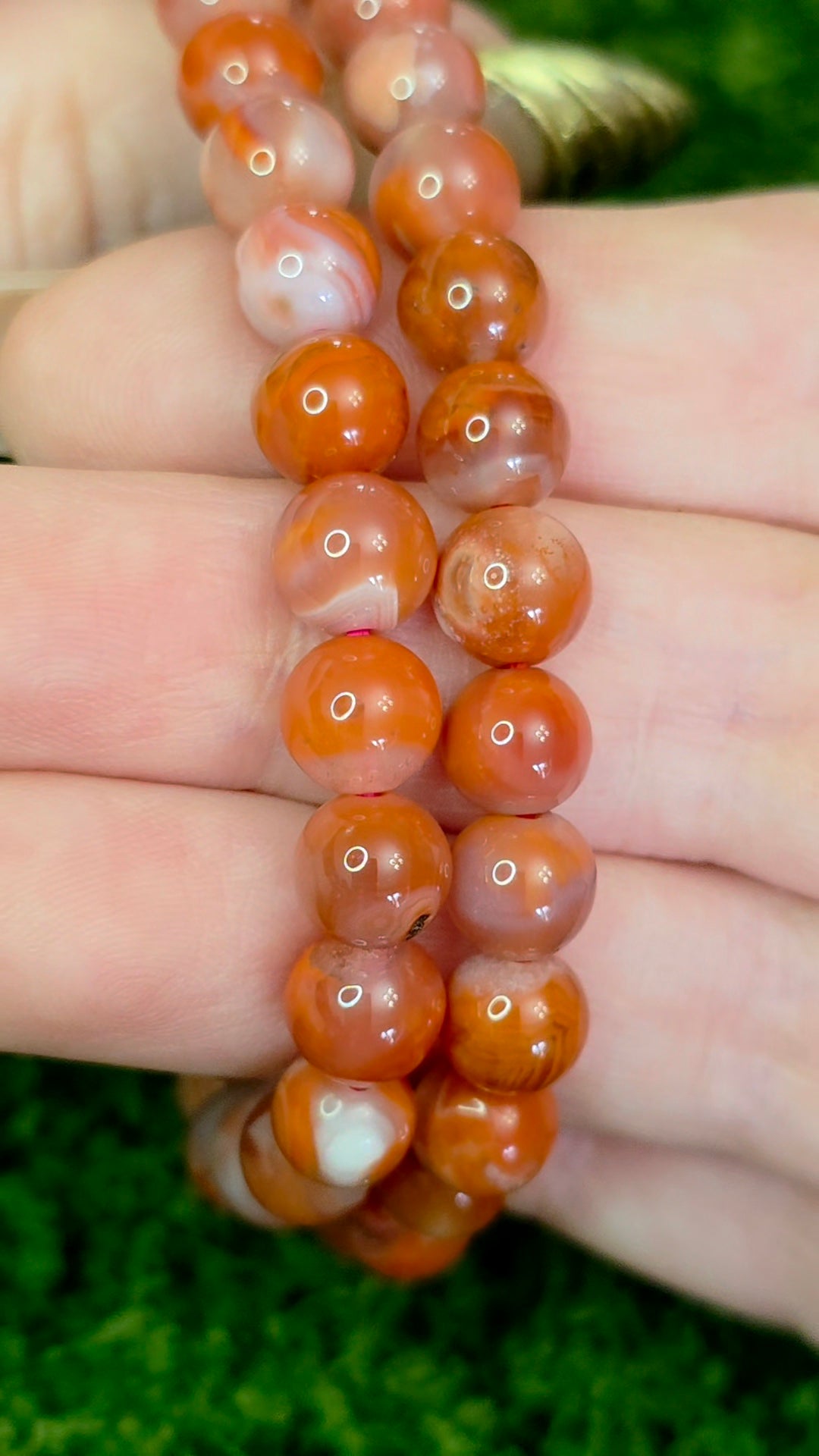7mm Carnelian Stretch Bracelet