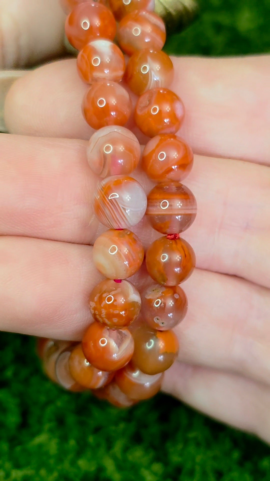 7mm Carnelian Stretch Bracelet