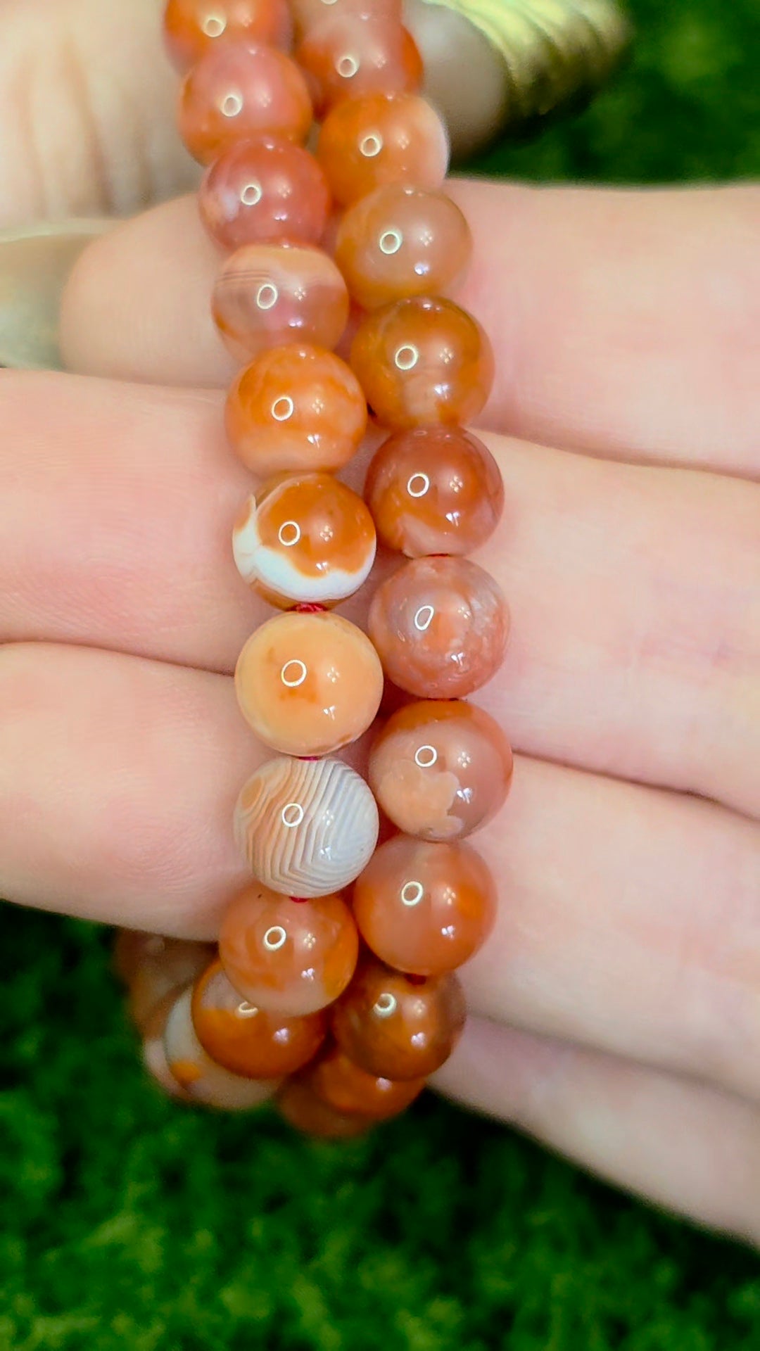 7mm Carnelian Stretch Bracelet
