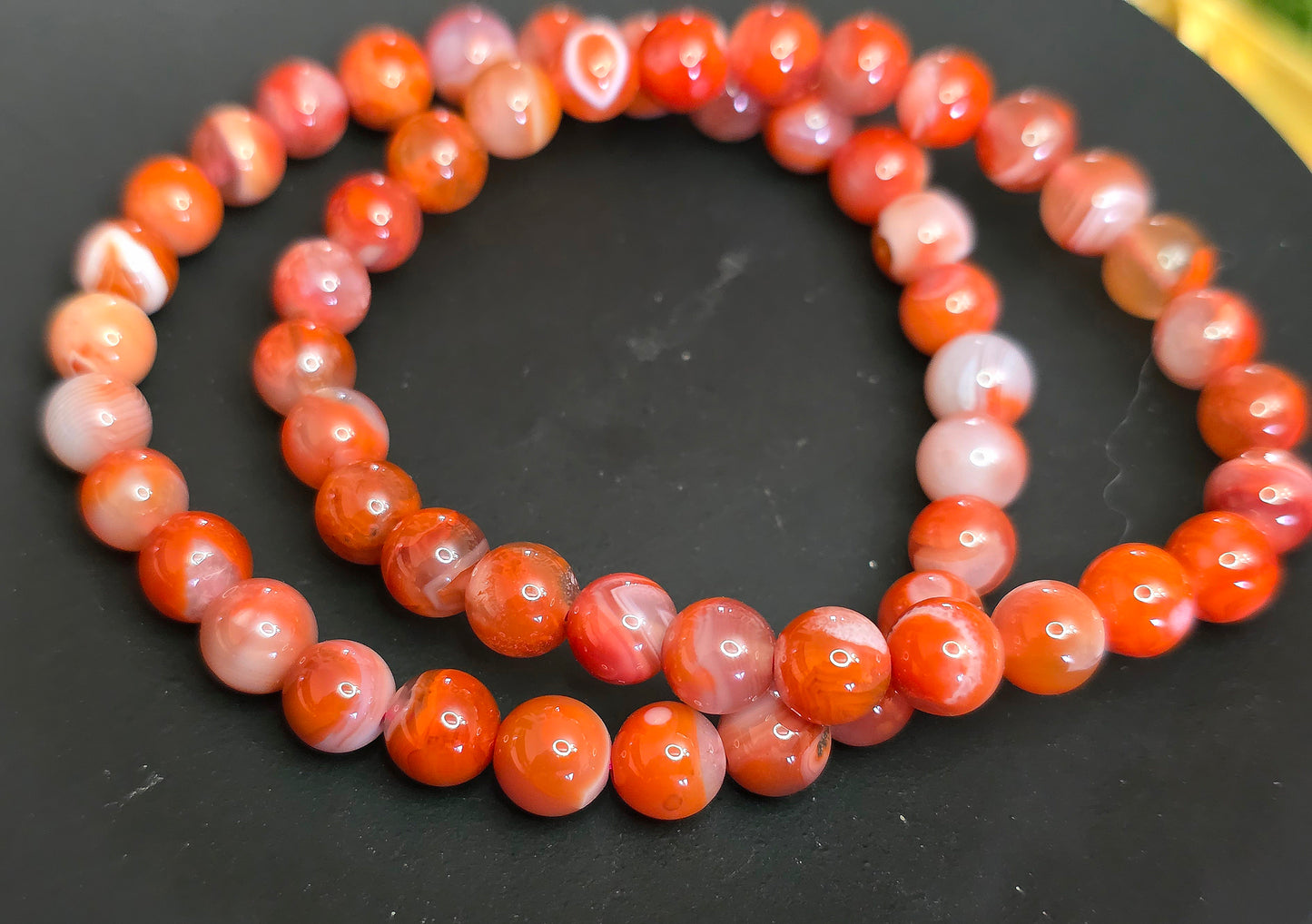 7mm Carnelian Stretch Bracelet