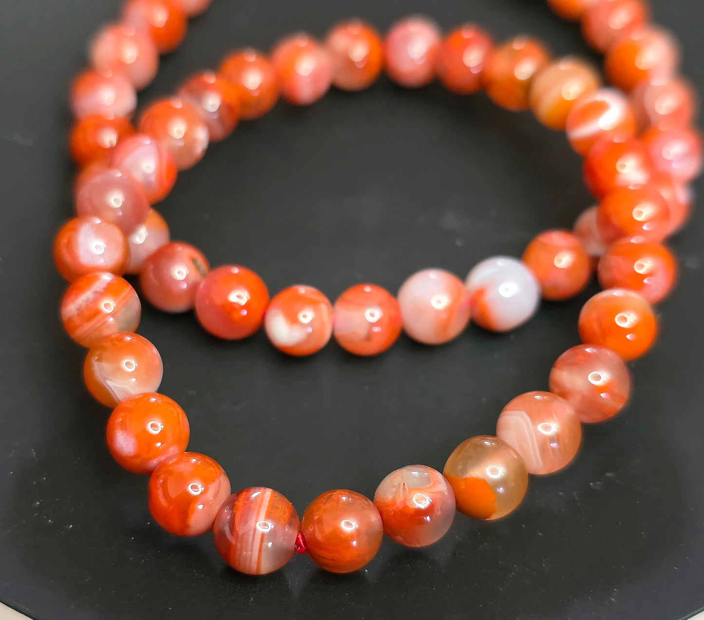 7mm Carnelian Stretch Bracelet