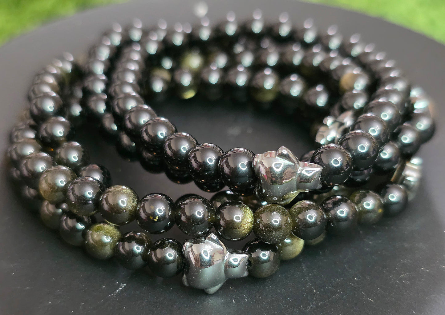 6mm Golden Obsidian Stretch Bracelet