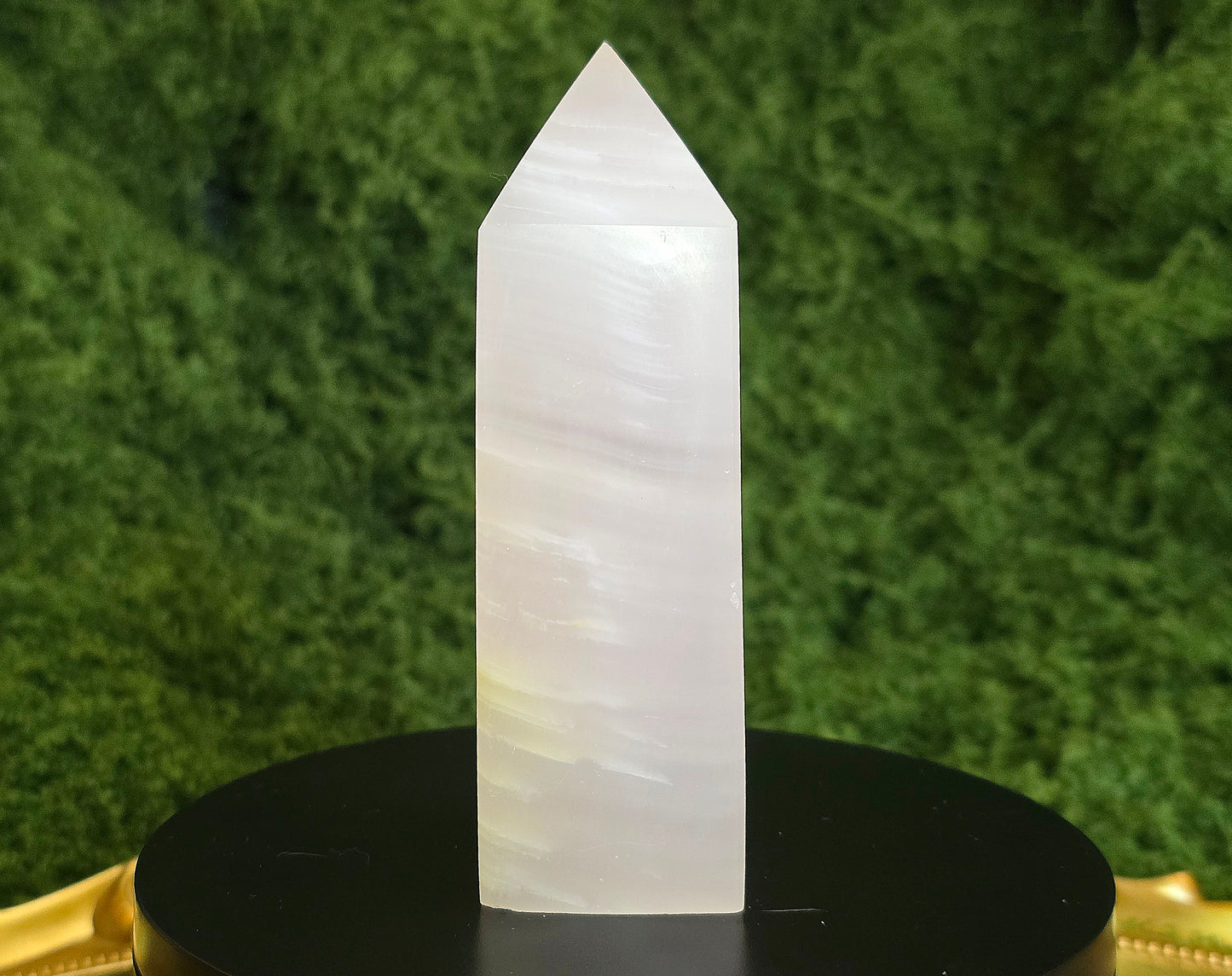 Pink Calcite Tower A