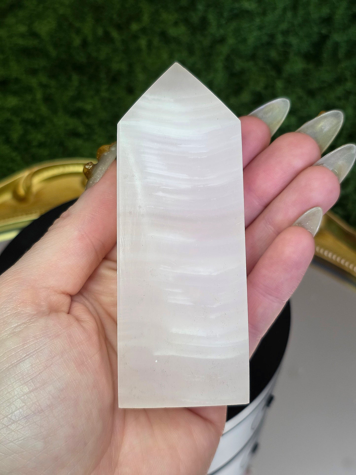 Pink Calcite Tower A