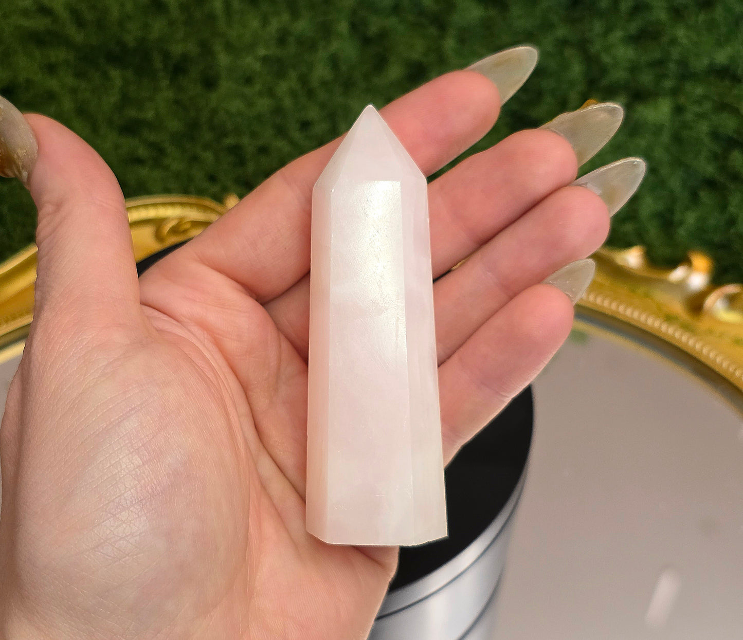 Pink Calcite Tower E