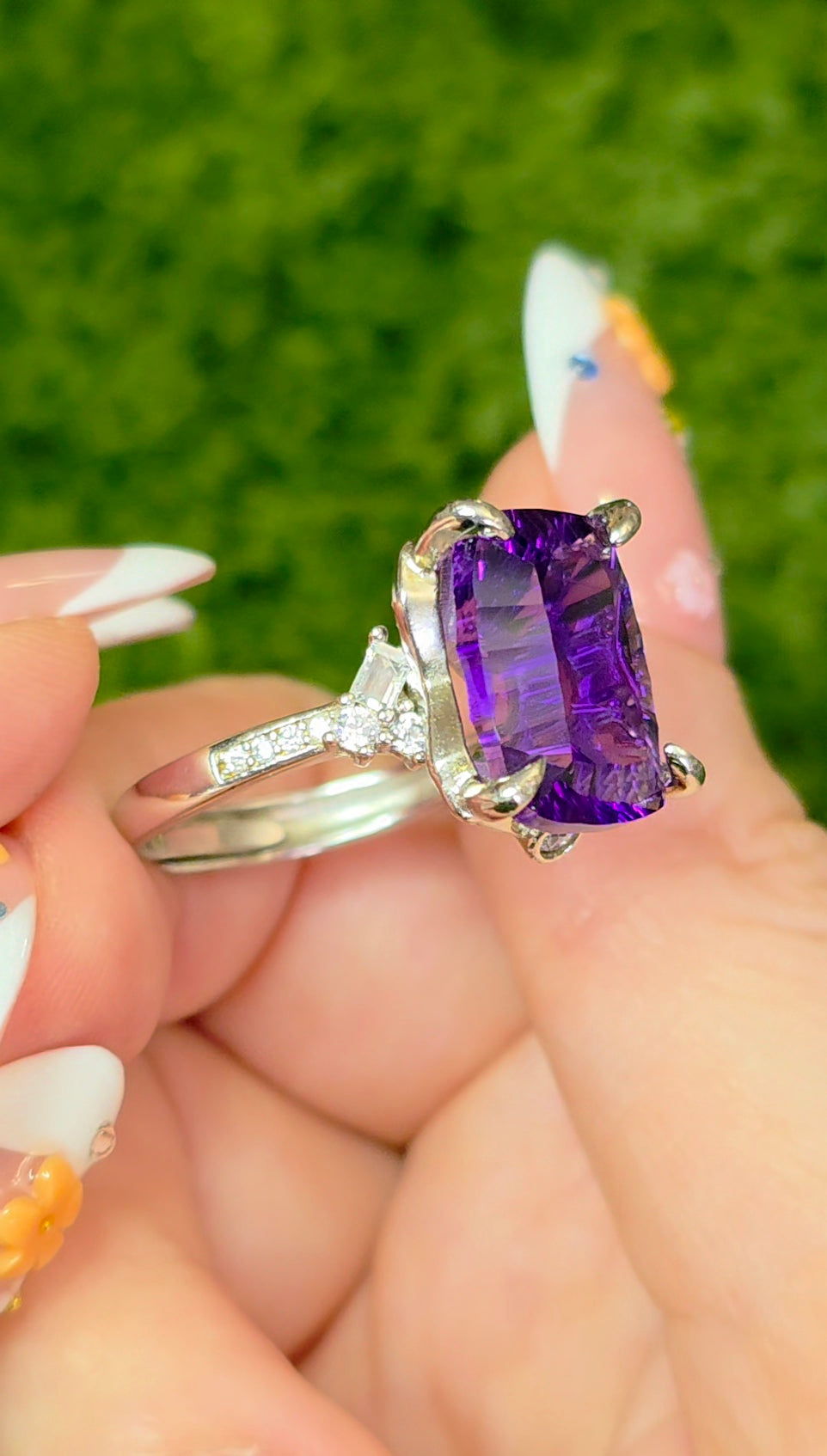 Deep Amethyst Ring B