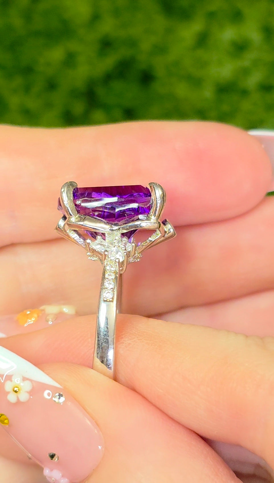 Deep Amethyst Ring B