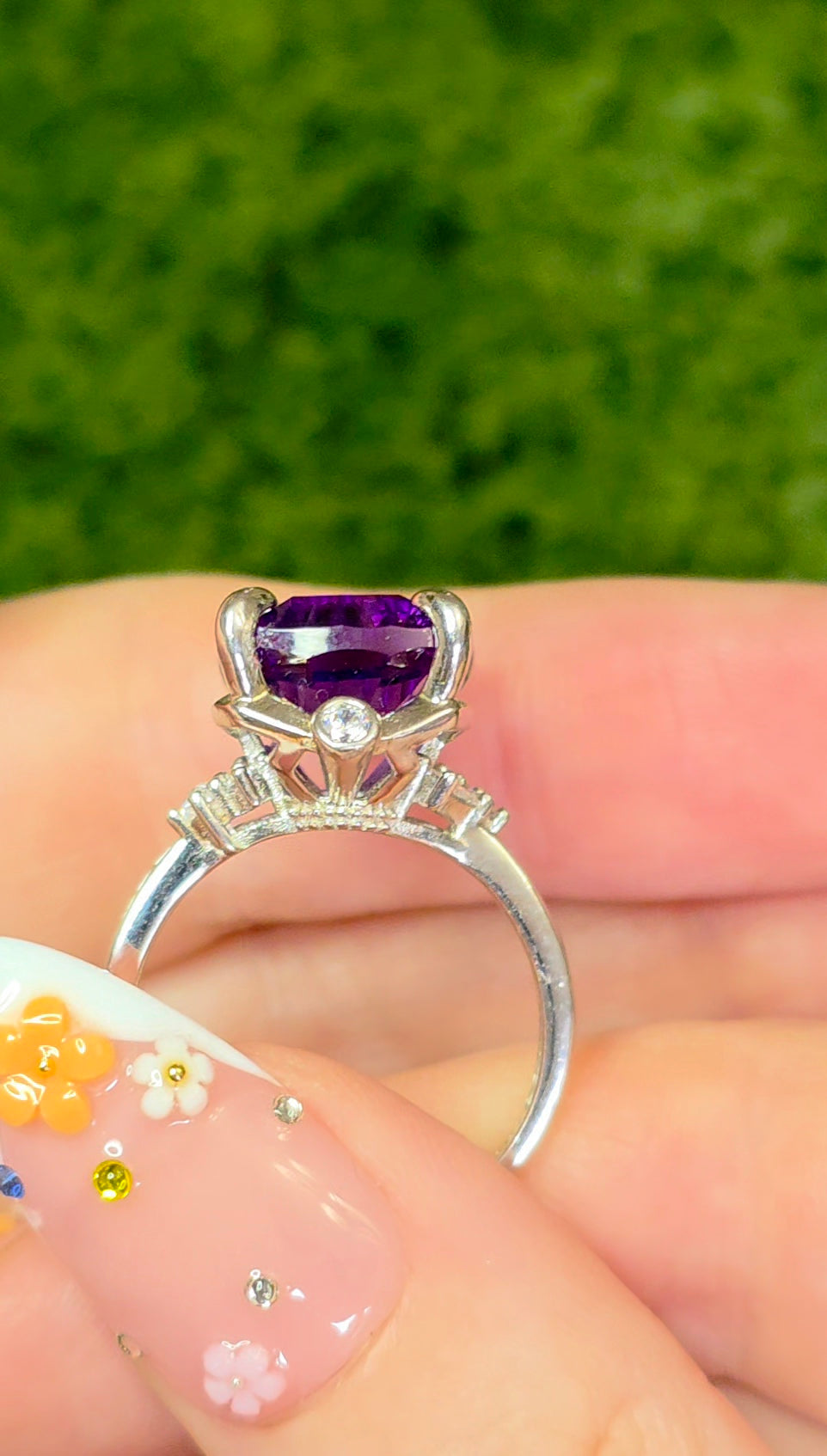 Deep Amethyst Ring B