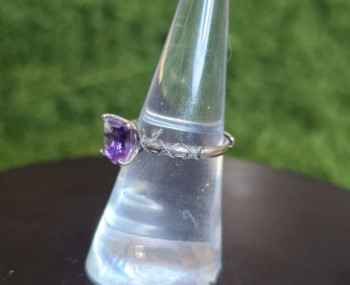 Amethyst Cat Ring B