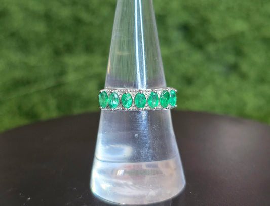 Emerald Band Ring