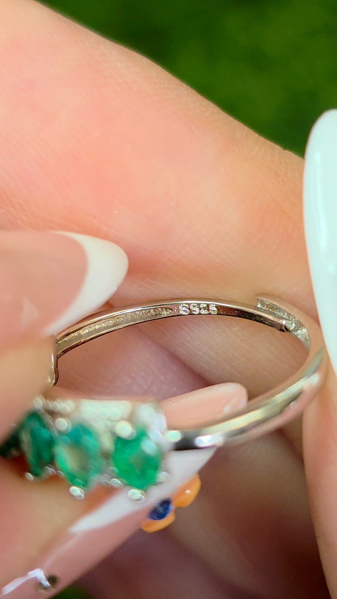 Emerald Band Ring