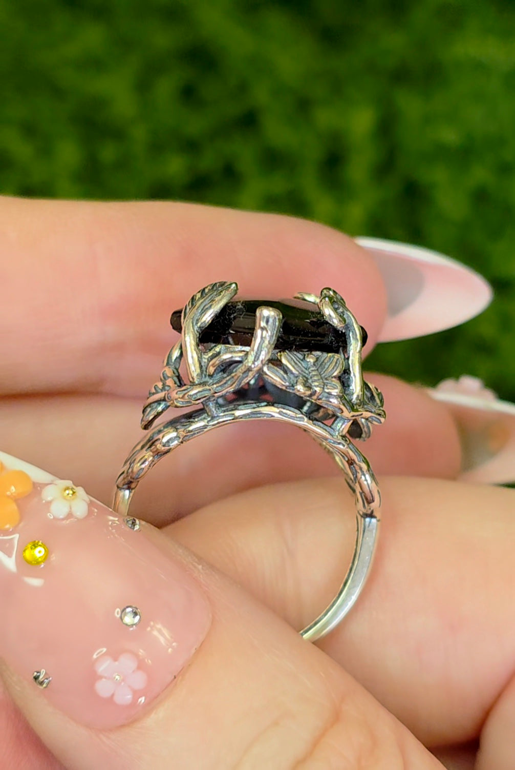 Purple Garnet Kite Ring C