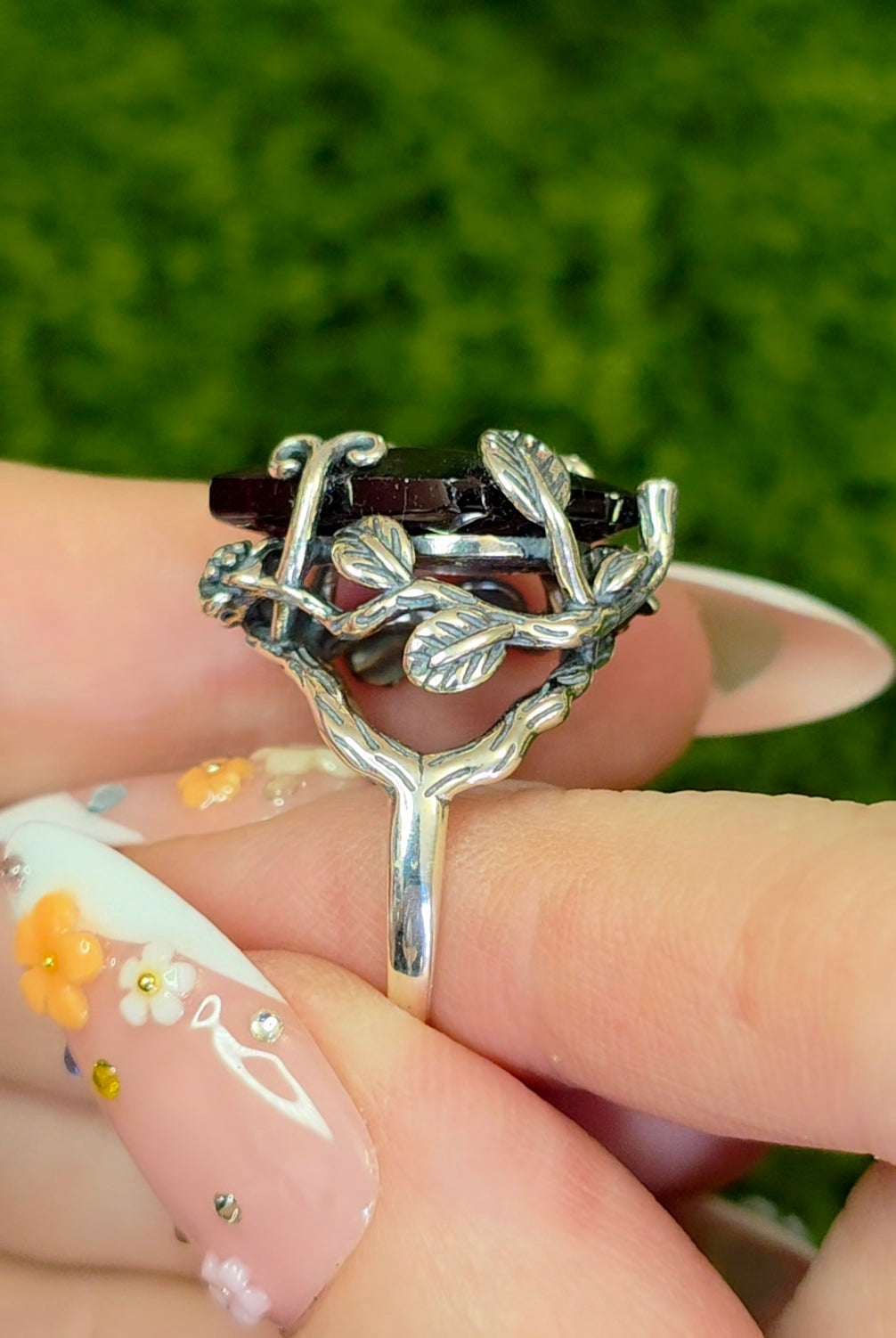 Purple Garnet Kite Ring C