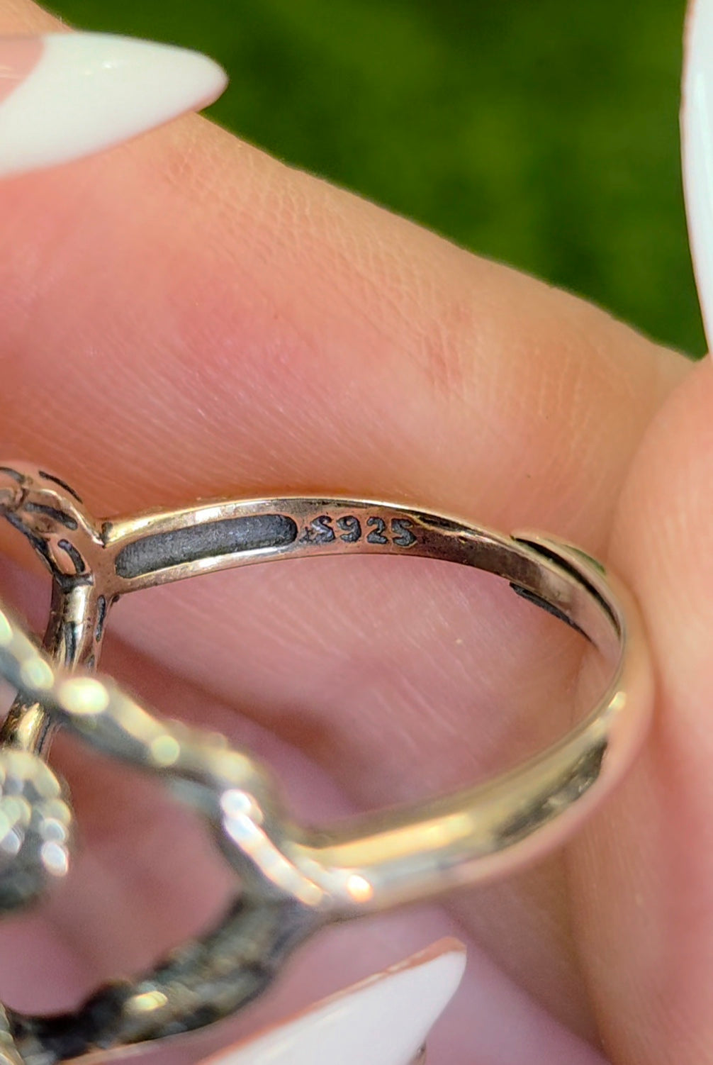 Purple Garnet Kite Ring C