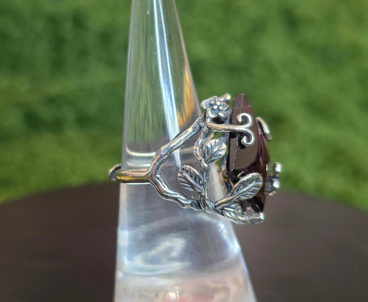 Purple Garnet Kite Ring C